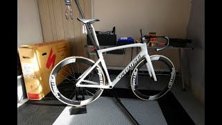 2022 Specialized Tarmac SL7 Chameleon Silver Green Tint Over White Snake Eye [upl. by Standley210]