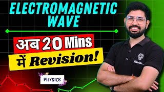 Electromagnetic Wave Revision in Oneshot  EM Wave in 25 minute  Chapter 8 Class 12 Physics [upl. by Anitnahs682]