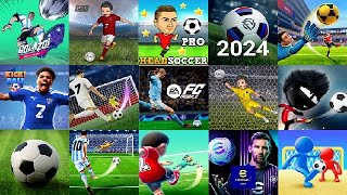 TOP 15 FOOTBAll SPORT GAMES FOR ANDROID 2024 1 [upl. by Siuqram1]