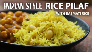 The Perfect Fluffy Rice Pilaf  Delicious Vegetarian And Vegan Meals Idea [upl. by Enomal]