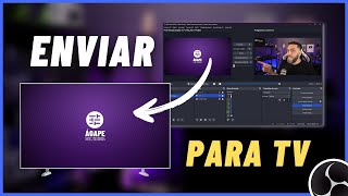 COMO ENVIAR IMAGENS E VÍDEOS para uma TV usando OBS Studio Logo Publi Patrocinio Método Nativo [upl. by Westbrooke960]