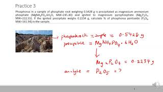 Chapter 4  Practice 3 Gravimetry Analysis [upl. by Acinelav353]