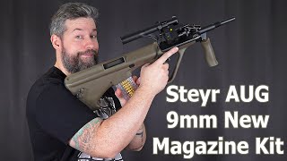 The New Steyr AUG 9mm Full Size Magazine Kit [upl. by Anela]