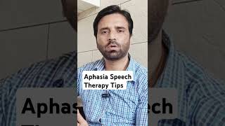 Aphasia Speech Therapy Tips [upl. by Dirrej]