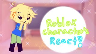 Roblox characters react to [upl. by Pros]