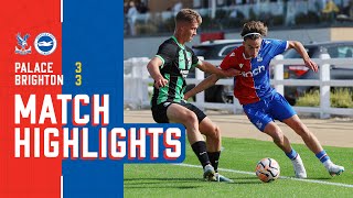 Highlights  Crystal Palace 33 Brighton  U18s [upl. by Kevin]