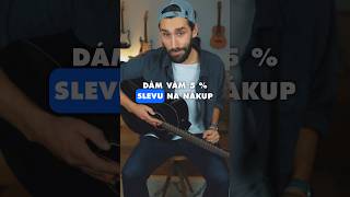 Potřebujete nový popruh nebo třeba kytaru🎸 Dám Vám 5 slevu na nákup do KYTARYCZ 💪 shorts [upl. by Nauhs]