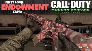 Endowment Camo First Look CODE Brass Personalization Pack CoDMWR [upl. by Krenn39]