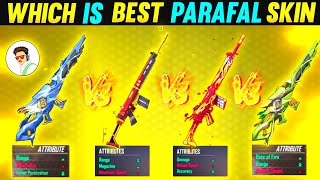 TOP 5 BEST PARAFAL SKIN IN FREE FIRE  BEST PARAFAL SKIN  INCUBATOR BEST PARAFAL SKIN IN FREE FIRE [upl. by Lainahtan445]