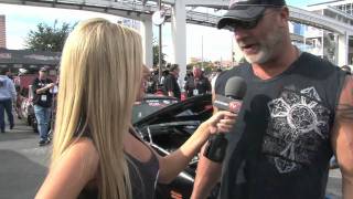 Bill Goldberg Famous WWE Wrester  shows off his WIFES ProTouring Trans Am [upl. by Atsiuqal]