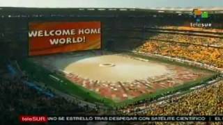 Inauguracion del Mundial Sudafrica 2010HD  Empate entre Sudáfrica y México [upl. by Nillad]