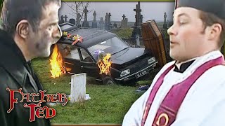 YOU LET DOUGAL DO A FUNERAL  Father Ted  Hat Trick Comedy [upl. by Amekahs125]