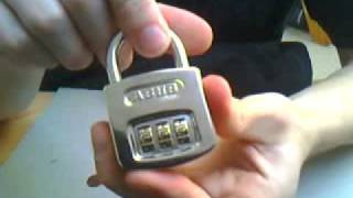 ABUS 16040 Combination Padlock Picked [upl. by Ettenahc]