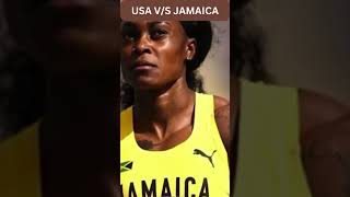 USA VS JAMAICA athletics inspiration trackandfield [upl. by Wenonah]