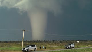 Astonishing White Tornado on the Ground for an Hour  May 23 2024 [upl. by Glarum]