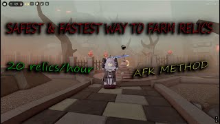 SAFEST amp FASTEST way to farm RELICS in deepwoken [upl. by Lock569]