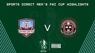 Sports Direct Mens FAI Cup SemiFinal  Galway United 01 Bohemians  Highlights [upl. by Quillon]