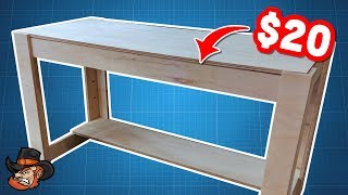 How to build a Simple Workbench for 20  Plans [upl. by Nimajaneb]