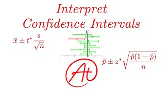 Interpreting Confidence Intervals EXPLAINED in 3 Minutes with Examples [upl. by Nager]