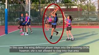 Netball Rule A quick overview to the Offside rule [upl. by Borchers]