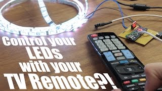 Control your LEDs with your TV remote  Arduino IR Tutorial [upl. by Aniraad275]