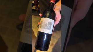 Opening a Château Lafite Rothschild from 1928 🍷wunderbrunnenopfikon juanluisbiedma winedavide [upl. by Atilrac]