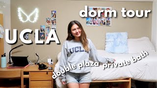 COLLEGE DORM TOUR  UCLA plaza double with shared bath Rieber Vista international student [upl. by Retla]