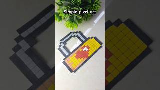 Simple Pixel Art 🔒 shorts trending art drawing pixel pixelartideas cute roomdecor fyp asmr [upl. by Weitzman]