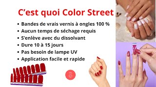 Color Street  Bandelettes de vernis à ongles semipermanent [upl. by Scopp221]