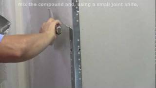 How to Finish Metal Drywall Corner Bead [upl. by Emee152]