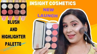 INSIGHT COSMETICS NEW BLUSH AND HIGHLIGHTER PALETTE insightcosmetics insightpro [upl. by Oruhtra]