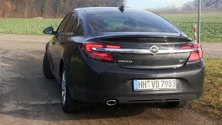 2016 Opel Insignia 20 CDTI EcoFlex 170 HP Test Drive [upl. by Nyvrem]