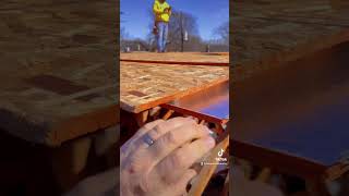 Roofing 101 Replacing Plywood with Radiant Barrier HowTo roof roofers roofing diy shorts [upl. by Latsirhc]