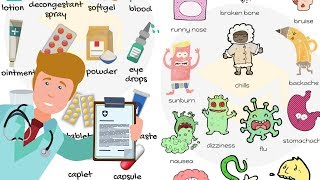 Common Diseases and Different Types of Doctors  Health Vocabulary in English [upl. by Aleira432]