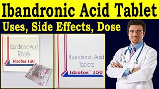 ibandronic acid tablet  idrofos tablet 150 mg  ibandronic acid tablet uses in hindi  side effects [upl. by Ecnerewal]