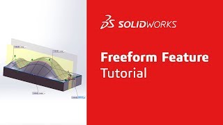 Freeform Feature  Tutorial  SOLIDWORKS [upl. by Ellehcim750]