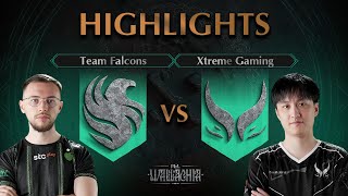 SEMI FINAL Team Falcons vs Xtreme Gaming  Highlights Compilation  Manual Rounds [upl. by Ahsenom]