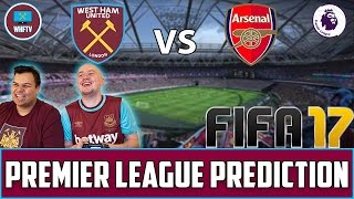 West Ham vs Arsenal  Fifa 17 Match Prediction [upl. by Zahara]