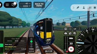 SCR roblox R022 withefild to Beachley using the Class 3850 normal speed [upl. by Lomaj]