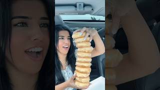 This was done be a professional eater Do not repeat ‼️⚠️ shorts food donuts mukbang [upl. by Indira438]