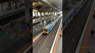 Frankston X’trapolis 100 Train Arriving Southern Cross Station Melbourne Victoria [upl. by Averil]