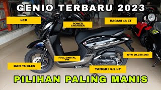 HONDA GENIO TERBARU 2023 WARNA HITAM [upl. by Zuliram]