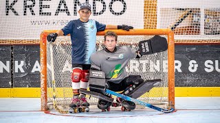 Fokus auf RollhockeyGoalie  Hoquei Patins  September 2023 [upl. by Irrol]