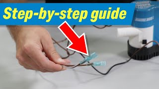 How to Wire an Automatic Bilge Pump to a 3position Switch [upl. by Tannie]