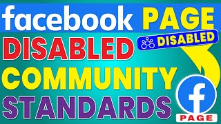 Facebook Page Disabled Community Standards [upl. by Summer]