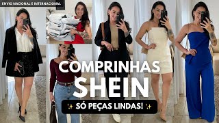 COMPRINHAS SHEIN  PEÇAS LINDAS ✨VESTIDOS CALÇAS BLAZER BLUSAS amp DECORAÇÃO 🤍 [upl. by Danna]