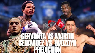 Gervonta Davis vs Frank Martin David Benavidez vs Oleksandr Gvozdyk Fight Prediction [upl. by Yukio]