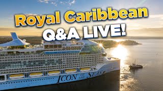 Royal Caribbean QampA LIVE [upl. by Anyrtak]