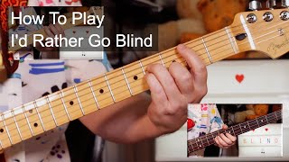 Id Rather Go Blind Etta James Guitar amp Bass Lesson [upl. by Adnuhsor]