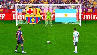 FIFA 23  BARCA VS ARGENTINA I PENALTY SHOOTOUT I FINAL CHAMPIONS LEAGUE 2024 I [upl. by Ayar]